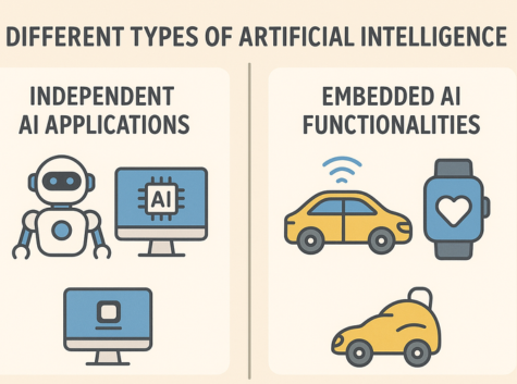 different types of artificial intelligence Independent AI Applications embeded AI Functionalities