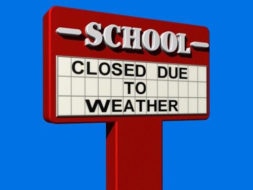 School Closed due to Weather 