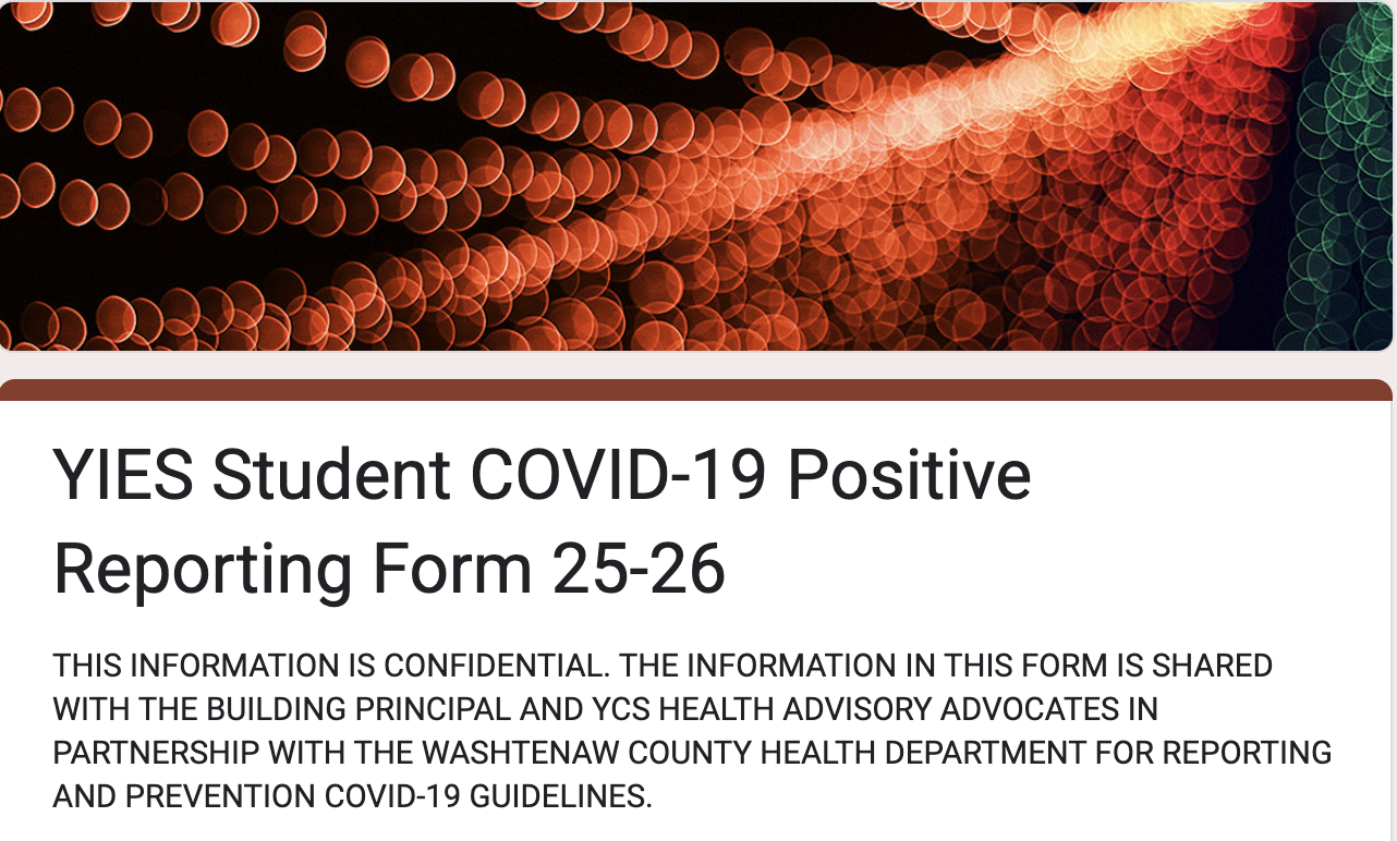 COVID Reporting Form