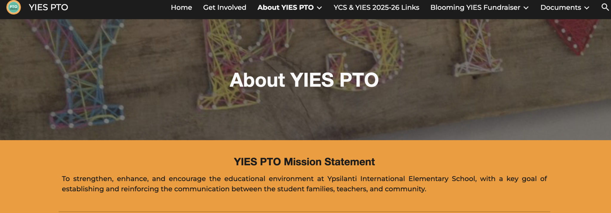 YIES PTO Website